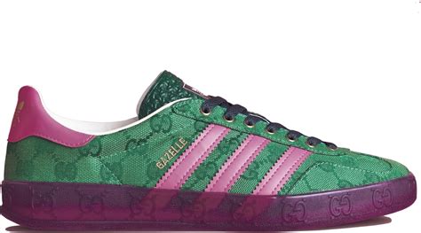 adidas gucci gazelle green|adidas x gucci gazelle.